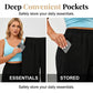 👖Women's Elastic Waist Capri Pants – Breathable, Stretchy, Side Tie Detail 🌿