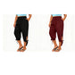 👖Women's Elastic Waist Capri Pants – Breathable, Stretchy, Side Tie Detail 🌿