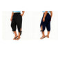 👖Women's Elastic Waist Capri Pants – Breathable, Stretchy, Side Tie Detail 🌿