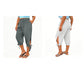 👖Women's Elastic Waist Capri Pants – Breathable, Stretchy, Side Tie Detail 🌿