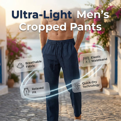 🔥Oferta ograniczona czasowo – męskie spodnie o prostym kroju i luźnym fasonie, wykonane z lekkiego materiału
