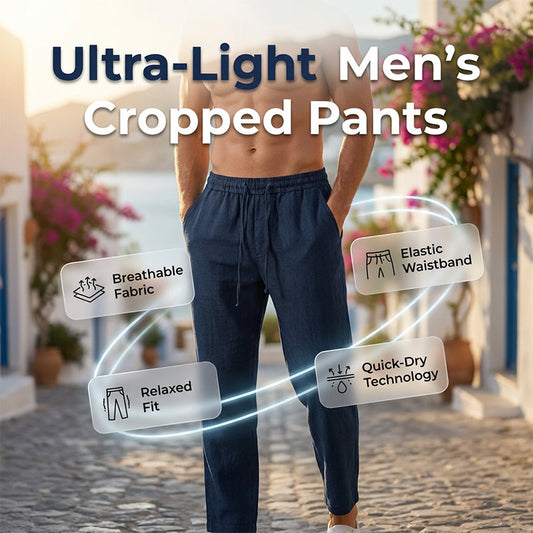 🔥Oferta ograniczona czasowo – męskie spodnie o prostym kroju i luźnym fasonie, wykonane z lekkiego materiału