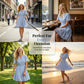 ☀️🌸Női réteges miniruha🍀 – Rövid ujjú, édes nyári stílus és mindennapi kényelem 👗