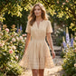 ☀️🌸Női réteges miniruha🍀 – Rövid ujjú, édes nyári stílus és mindennapi kényelem 👗