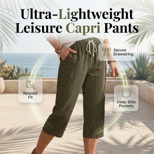 Damowe spodnie capri z mieszanki bawełny w stylu casualowym
