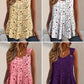 👚Letni damski top bez rękawów w kwiatowy wzór ☀️