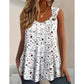 👚Letni damski top bez rękawów w kwiatowy wzór ☀️
