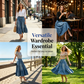 👗 Farmer maxi szoknya – Magas derekú, többszintes, A-vonalú, elölt gombos ✨