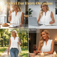 👚Top w groszki bez rękawów – koronkowy dekolt w szpic, marszczony, krój babydoll 🌼