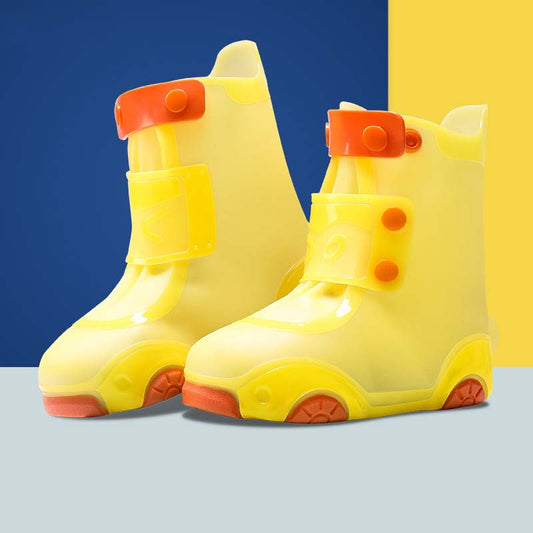 👟Újrafelhasználható, vízálló, csúszásmentes magas szárú cipővédő
