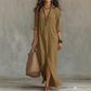 🔥Nyári Bestseller🔥Laza Szabású Maxi Ruha Elülső Hasítékkal✈️