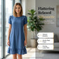 👗 Elegancka sukienka z wyblakłego dżinsu – swobodna elegancja na co dzień 💙
