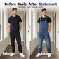 👖✨ Férfi Klasszikus Szabású Farmeroverall – Kényelmes, Praktikus & Könnyed Mindennapi Stílus