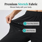 Női Casual Gyorsszáradó Stretch Capri Nadrág