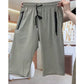 Női Casual Gyorsszáradó Stretch Capri Nadrág