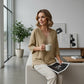 🌺Summer Hot Sale 60% OFF💐Women's Casual V-Neck Three Quarter Sleeve Blouse