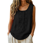 ✨ Női kerek nyakú hímzett tank top
