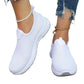 Női légáteresztő slip-on kényelmi cipők