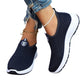 Női légáteresztő slip-on kényelmi cipők