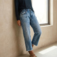 Retro Cropped Egyenes Farmer – Időtlen Vintage Hangulat 🌸