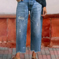 Retro Cropped Egyenes Farmer – Időtlen Vintage Hangulat 🌸