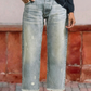 Retro Cropped Egyenes Farmer – Időtlen Vintage Hangulat 🌸