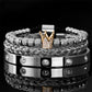 💎3-teiliges Herren-Armband-Set mit Krone-Design – luxuriöser Look, langlebig & vielseitig für den Alltag 👑