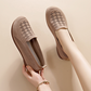 Női légáteresztő, repülő kötésű slip-on cipő