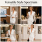 Női elegáns V-nyakú csipkeujjas bodycon ruha