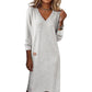 Flattering V-neck midi dress