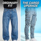 Slim Fit Farmer Cargo Nadrág