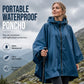 ☂️✨ Unisex Vízálló Könnyű Kapucnis Esőponcsó – Kompakt & Megbízható, Minden Időjárásra