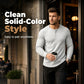 🍁Získejte svou novou podzimní módu - pánská slim fit košile Henley
