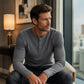 🍁Získejte svou novou podzimní módu - pánská slim fit košile Henley