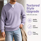 👕✨ Férfi Waffle Textúrájú Álrétegzett Hosszú Ujjú Póló – Modern Szabás, Kényelmes Viselet & Stílusos Hétköznapi Megjelenés