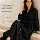 👗✨ Női Lenvászon Keverék Maxi Ingruha – Légáteresztő A-vonalú Szabás & Könnyed Elegancia