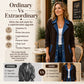 🧥 Női Farmer-Kötött Patchwork Dzseki – Modern Gallér, Prémium Minőség & Könnyed Elegáns Viselet