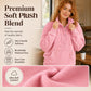 🤎✨ Női Oversized Pattintós Pulóver – Puha Anyag, V-nyakú & Kenguruzsebes | Kényelmes Modern Hétköznapi Viselet
