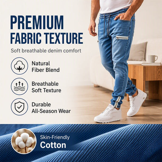 👖✨ Bestseller Slim-Fit Farmer Jogger – Rugalmas Derék & Szűkülő Szabás | Kényelmes Mindennapi Viselet