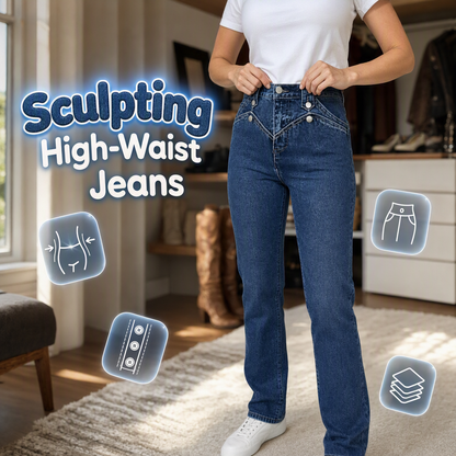 👖Faragott magas derekú farmer