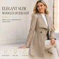 🧥✨ Női Elegáns Karcsúsított Hajtókás Kabát – Stílusos & Nőies Megjelenés