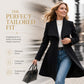🧥✨ Női Elegáns Karcsúsított Hajtókás Kabát – Stílusos & Nőies Megjelenés