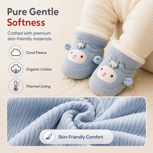 👶❄️ Baba Téli Meleg Cipő – Puha, Kényelmes & Csúszásgátló | 1+1 INGYEN 🎁