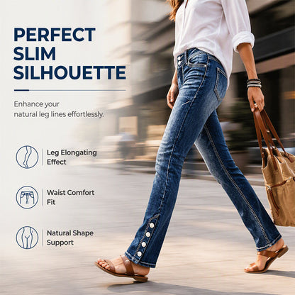 ✨👖 Dámské strečové skinny džíny – Tvarující a univerzální na každý den