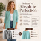 🧶✨ Női kényelmes kötött kardigán – Nyitott szabás, sokoldalú & meleg 🍂