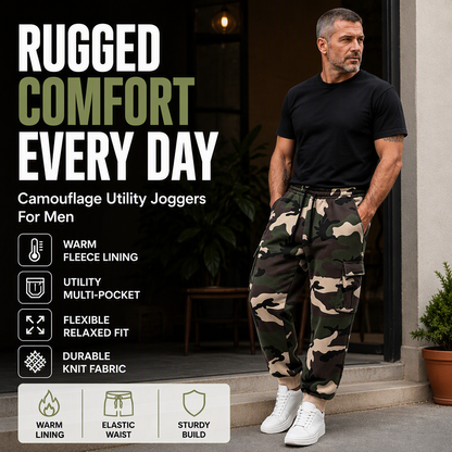 👖 Férfi mintás cargo nadrág húzózsinórral – Bő szabású & utilitárius stílus 🌿