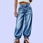 👖✨ Bestseller – Magas derekú, sztreccses hordószabású farmer nőknek