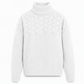 🛍️Új érkezők - Casual egyszínű garbó kötött pulóver