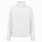 🛍️Új érkezők - Casual egyszínű garbó kötött pulóver