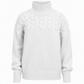 🛍️Új érkezők - Casual egyszínű garbó kötött pulóver